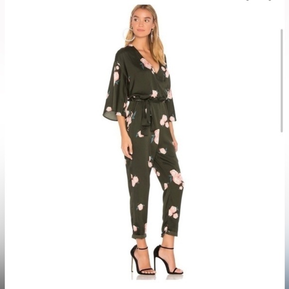 One Teaspoon Quartermaster Wrap Jumpsuit floral - Picture 2 of 9